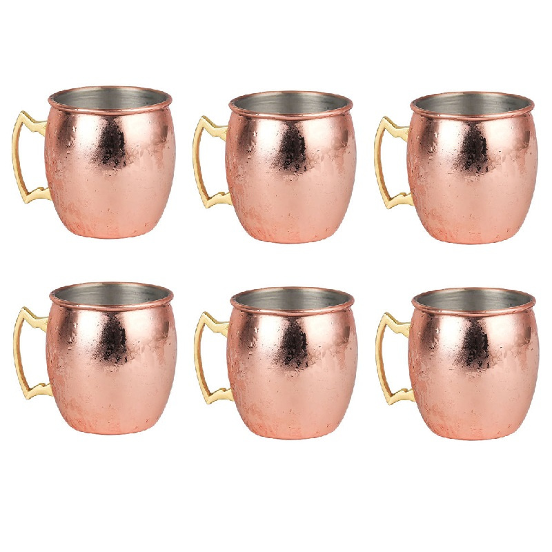 Mule Copper Mug - 6Pcs 60ml 뮬 구리 머그컵 스테인레스