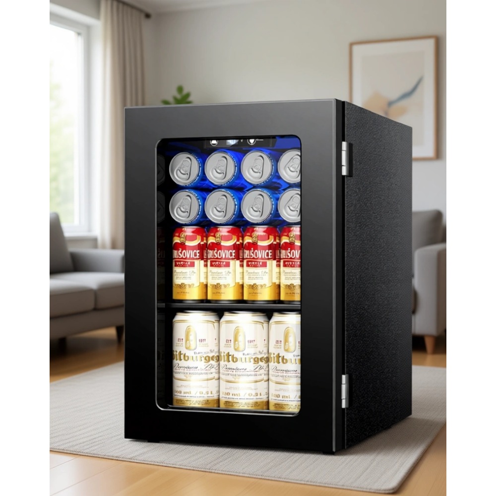 Home Bar And Fridge - 24캔 미니 냉장고, 0.6 Cu.Ft 음료