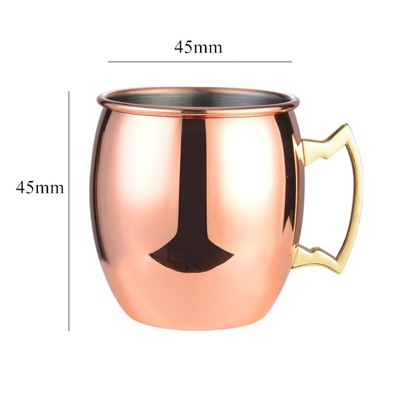 6Pcs 60ml 뮬 구리 머그컵 스테인레스 스틸 망치 - Mule Copper Mug 리뷰 및 가격