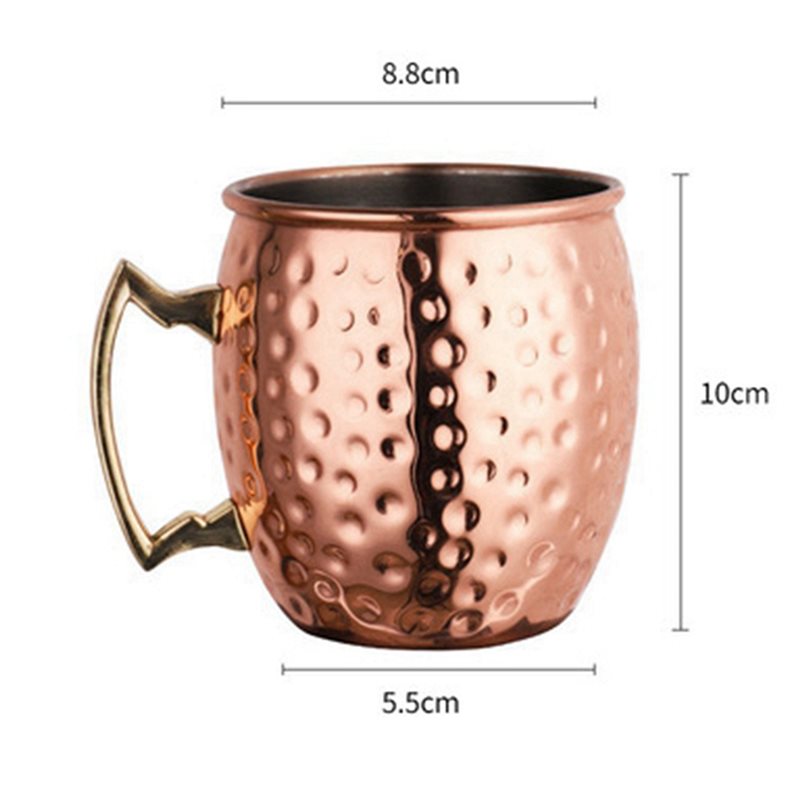JHD 2X 모스크바 뮬 컵 스테인리스 스틸 칵테일 머 - Mule Copper Mug 리뷰 및 가격
