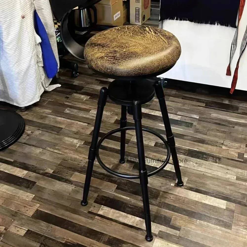 레트로 철제 바 의자 카운터 스툴 회전식 높이 조절 가 - Home Bar Seating 리뷰 및 가격