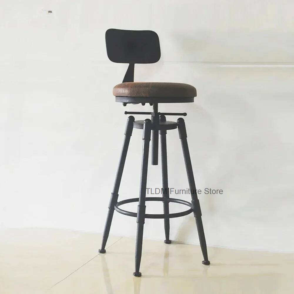 레트로 철제 바 의자 카운터 스툴 회전식 높이 조절 가 - Home Bar Seating 리뷰 및 가격