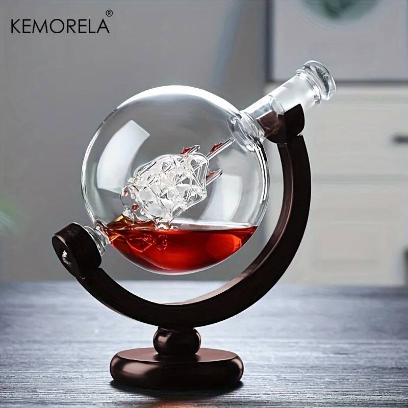 900ML 글로브 위스키 디캔터 세트 무연 유리 카라페 - Decanter Globe Set 리뷰 및 가격