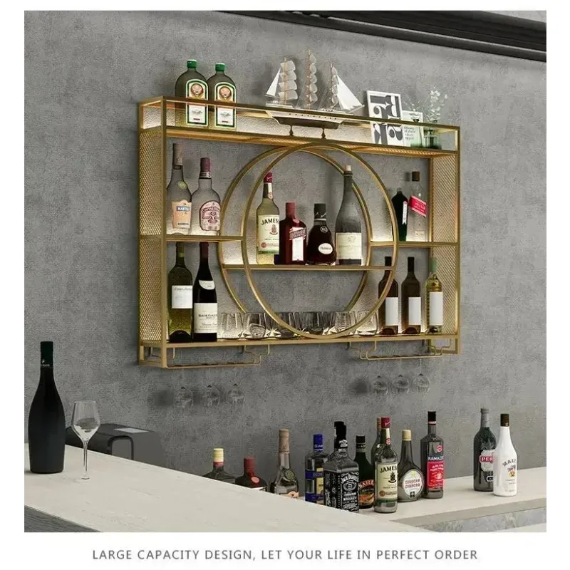 산업용 벽걸이형 와인랙, 수납 캐비닛 포함, 가정용 바 - Home Bar Shelves 리뷰 및 가격