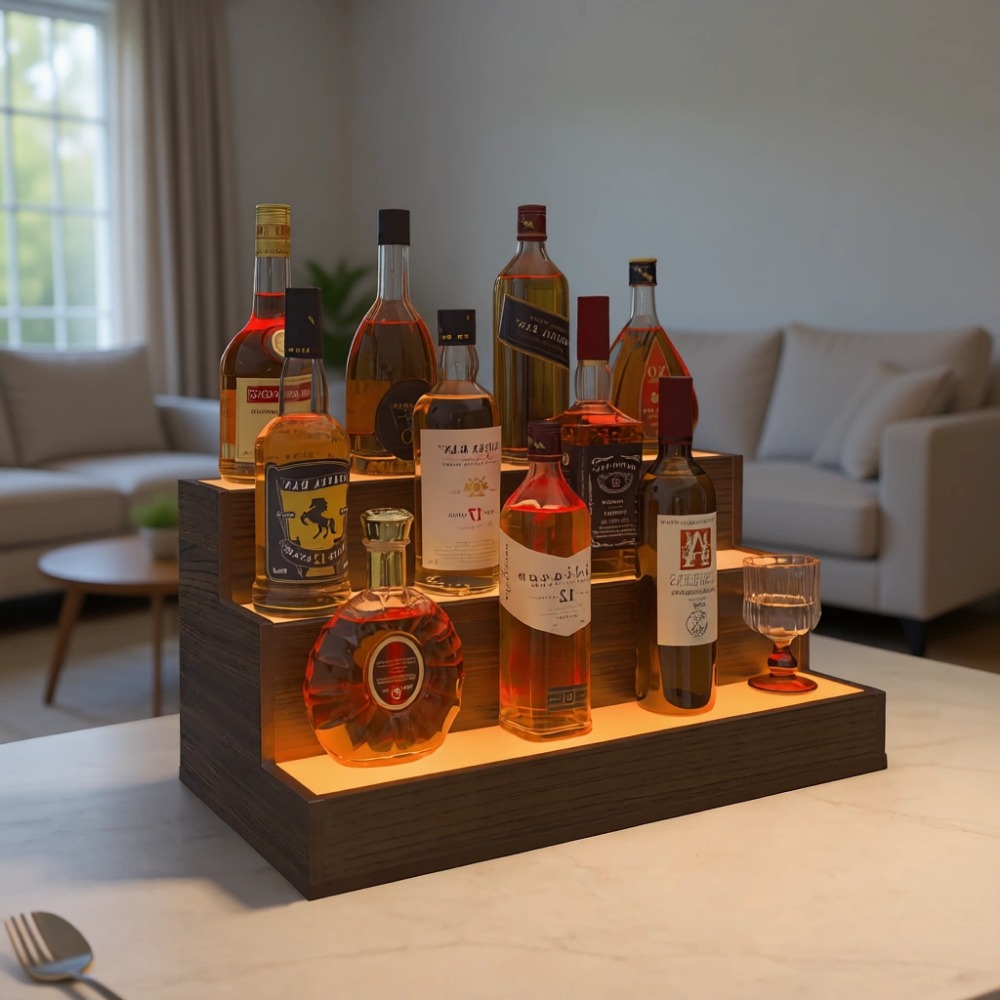 홈 바 LED 병 진열대 |   위스키 스탠드, 정리대 - Home Bar Shelves 리뷰 및 가격