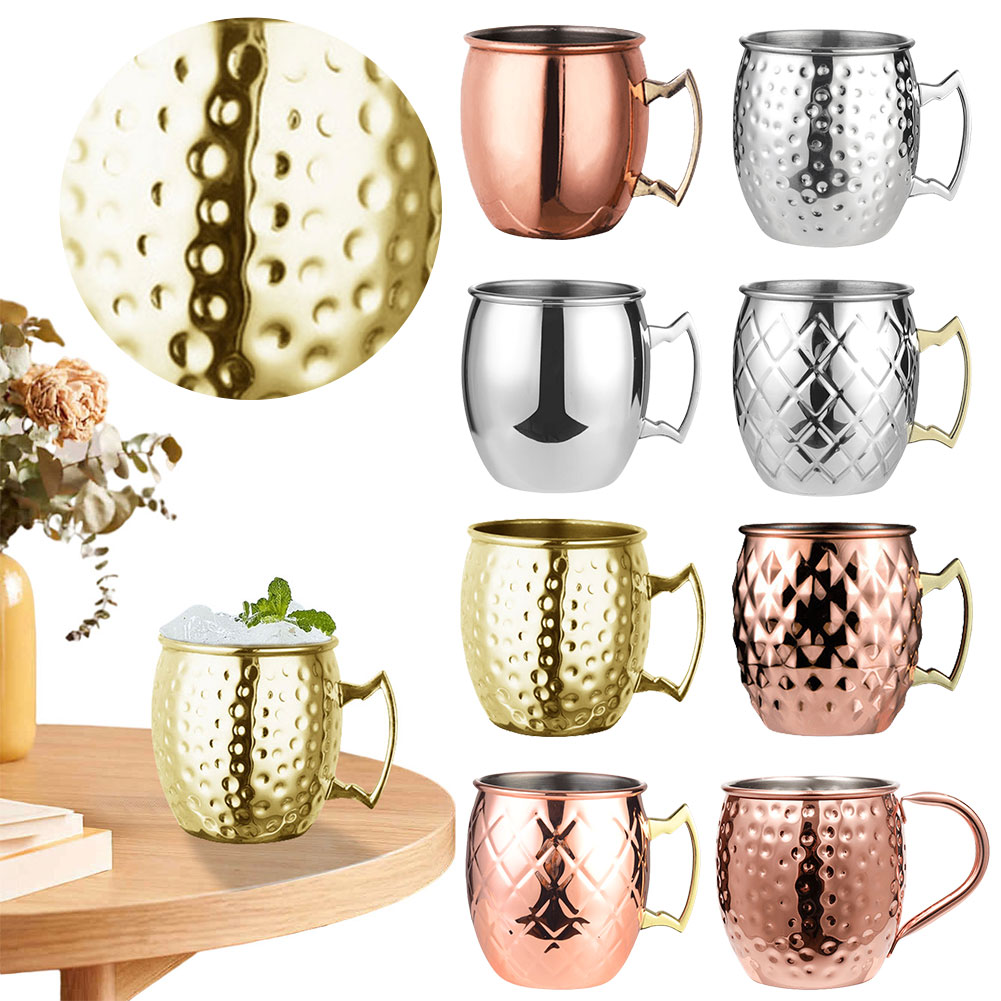 스테인레스 스틸 망치 구리 도금 맥주 컵, 칵테일 와인 - Mule Copper Mug 리뷰 및 가격