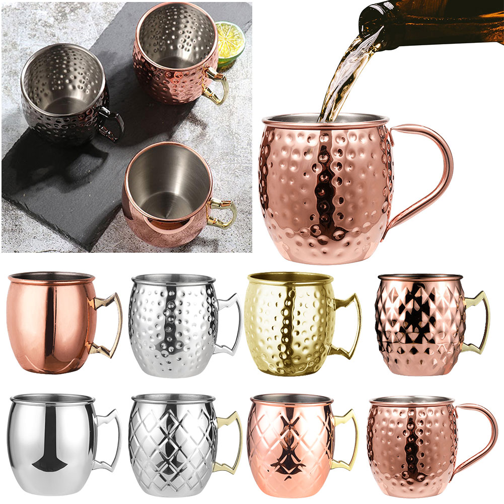 스테인레스 스틸 망치 구리 도금 맥주 컵, 칵테일 와인 - Mule Copper Mug 리뷰 및 가격