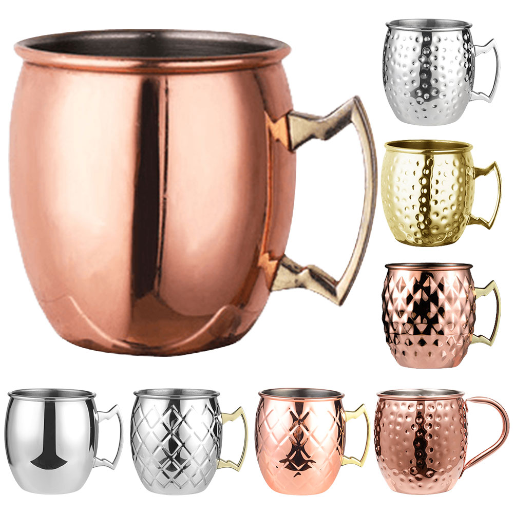 스테인레스 스틸 망치 구리 도금 맥주 컵, 칵테일 와인 - Mule Copper Mug 리뷰 및 가격