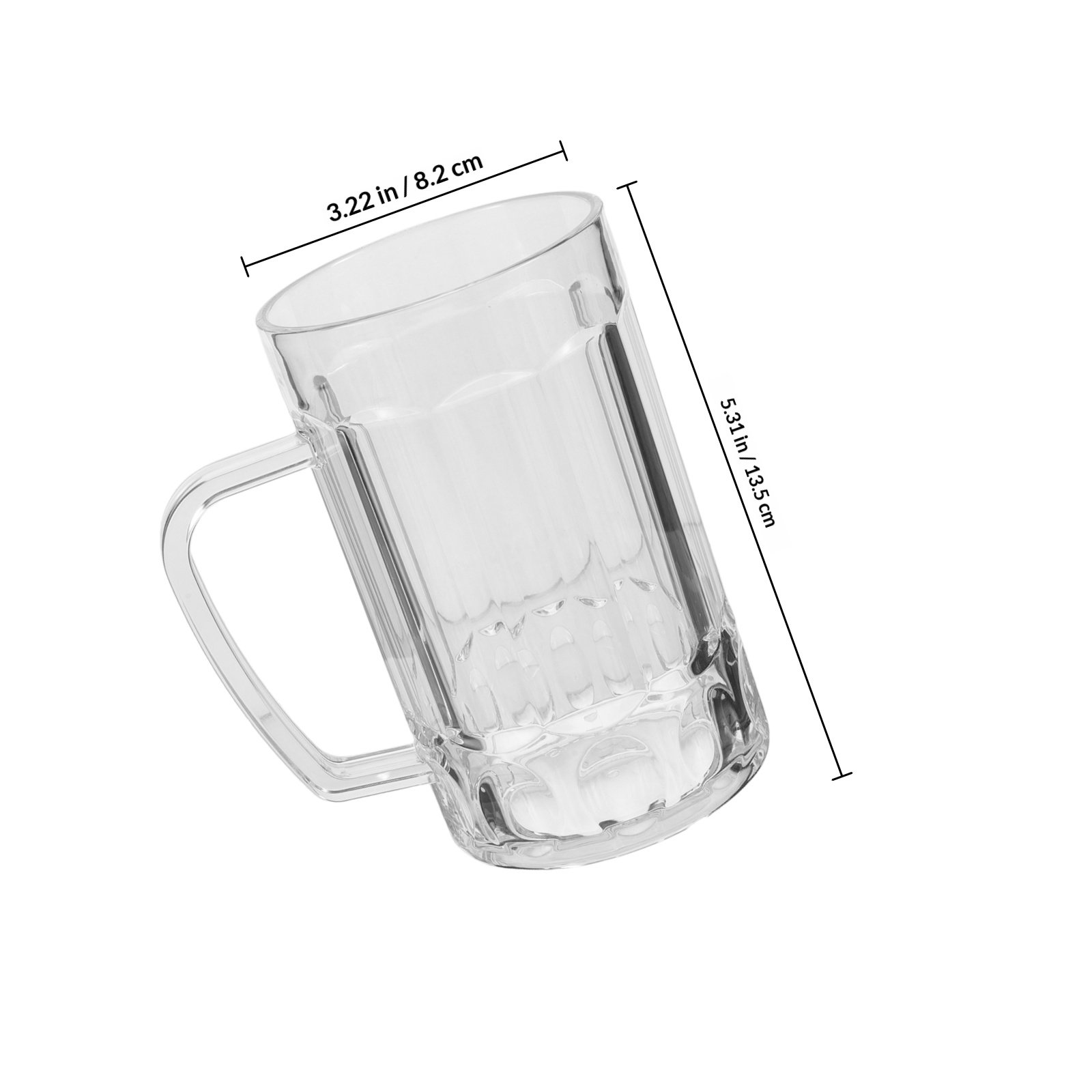 아크릴 맥주컵 가정용 맥주잔 손잡이 포함 홈 바 레스토 - Home Bar And Restaurant 리뷰 및 가격