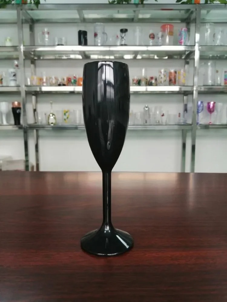 1pcs 플루트 플라스틱 샴페인 잔, 와인 잔, 흰색  - Home Bar And Restaurant 리뷰 및 가격